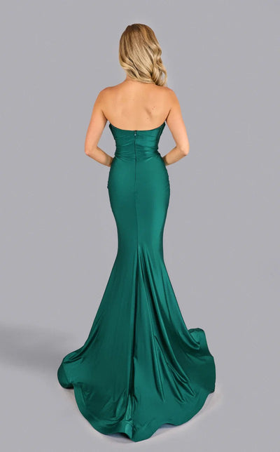 Jessica Angel JA2635 Strapless Sweetheart Mermaid Prom Formal Jersey Dress