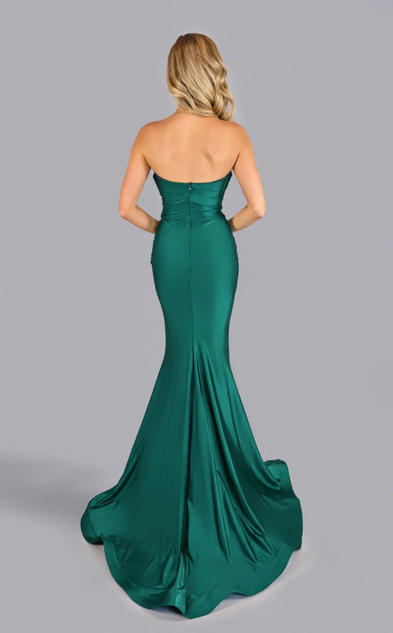 Jessica Angel JA2635 Strapless Sweetheart Mermaid Prom Formal Jersey Dress
