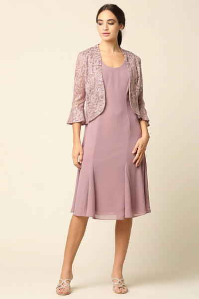 Eva USA Mauve Mother of the Bride Dress