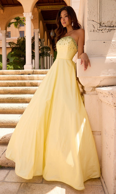 Ava Presley 26417 Ruffled Prom Formal Elegant Chic Dress