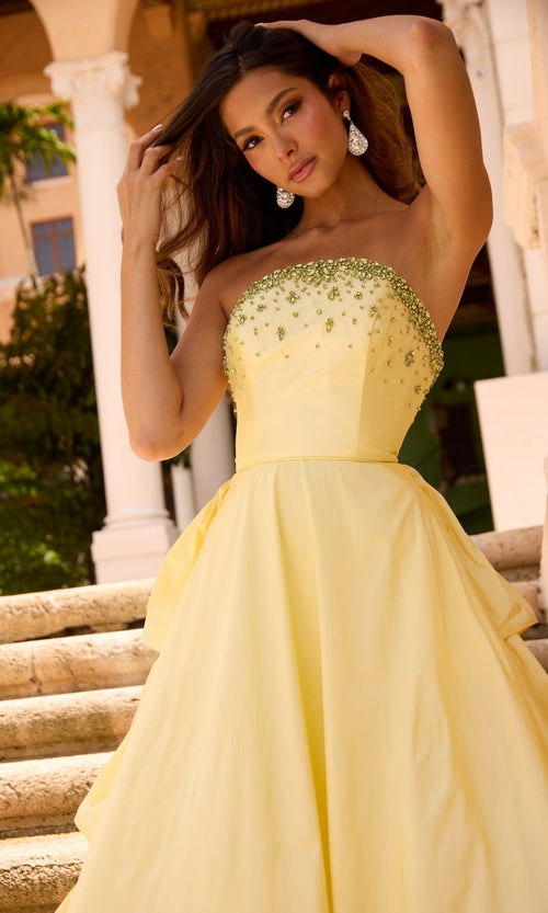 Ava Presley 26417 Ruffled Prom Formal Elegant Chic Dress