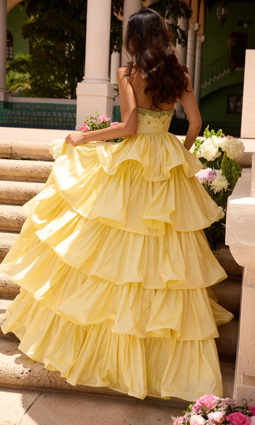 Ava Presley 26417 Ruffled Prom Formal Elegant Chic Dress