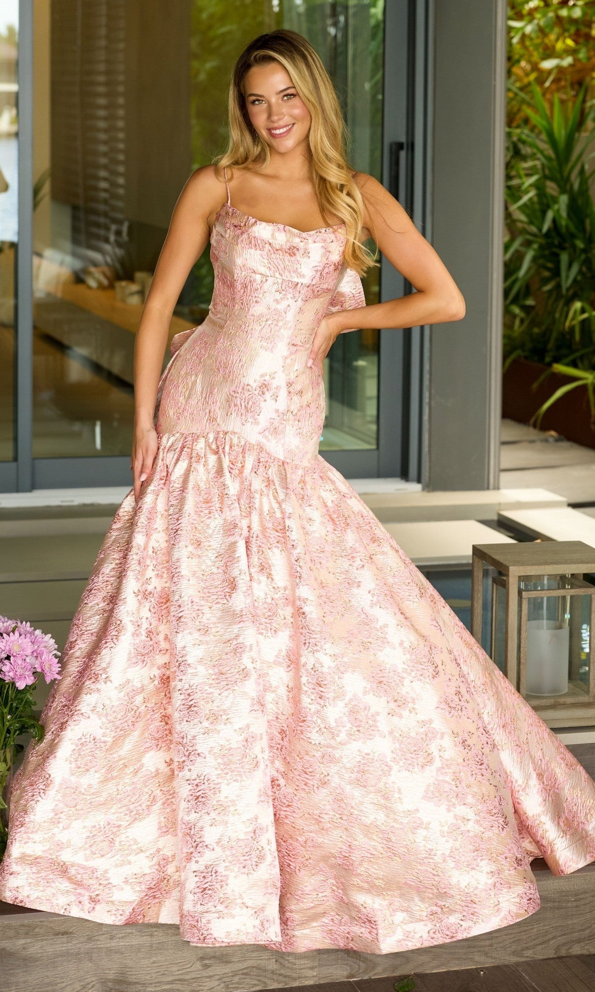 Ava Presley 26419 Floral Long Prom Formal Evening Elegant Dress