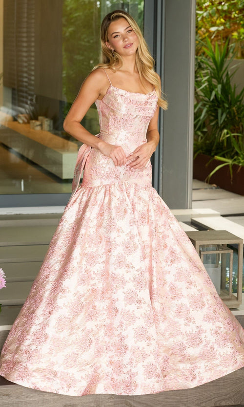 Ava Presley 26419 Floral Long Prom Formal Evening Elegant Dress
