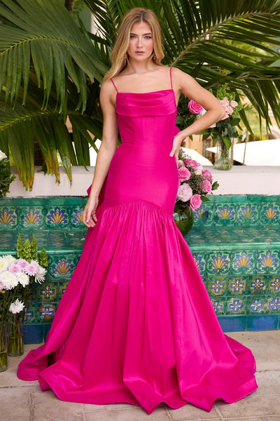 magenta prom dress Off-Shoulder Pink Long cohesive profile Red Magenta Prom Dresses 2019