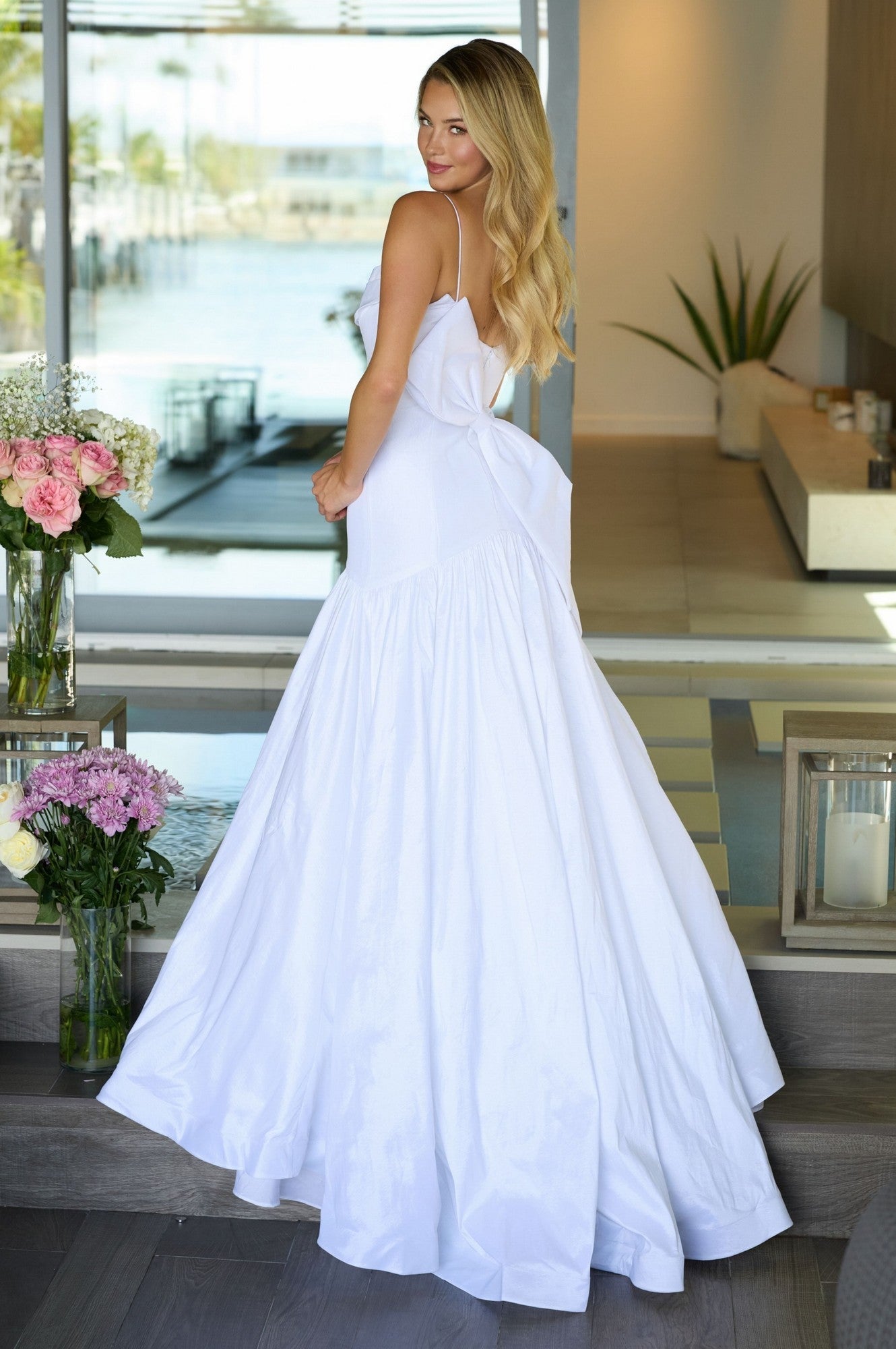 Ava Presley 26422 Stunning  Long Mermaid Corset Train Dress