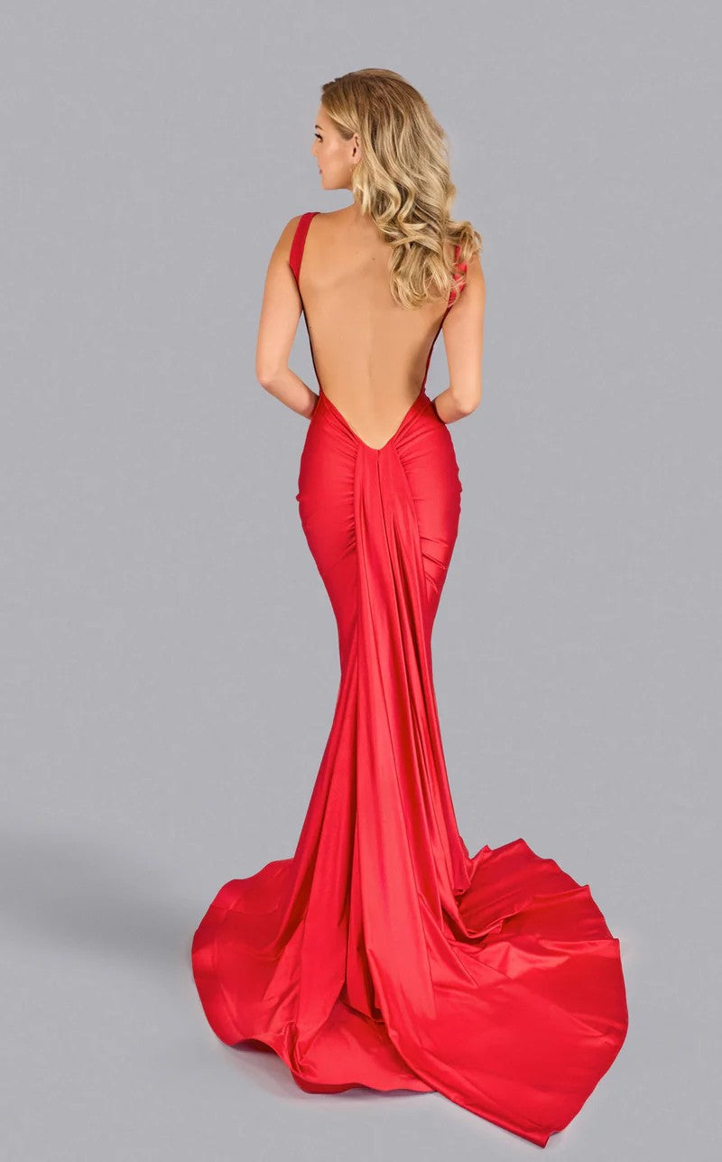Jessica Angel JA2642 Sweetheart Sleeveless Mermaid Open Back Dress