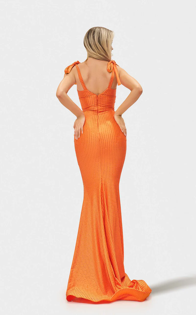 Jessica Angel JA2672 V-Neck Sleeveless Mermaid Prom Formal Floor-Length Jersey Dress