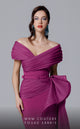 MNM Couture 2692 Olive Off-Shoulder Dress