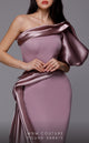 Fouad Sarkis 2722 One-Shoulder Satin Gown