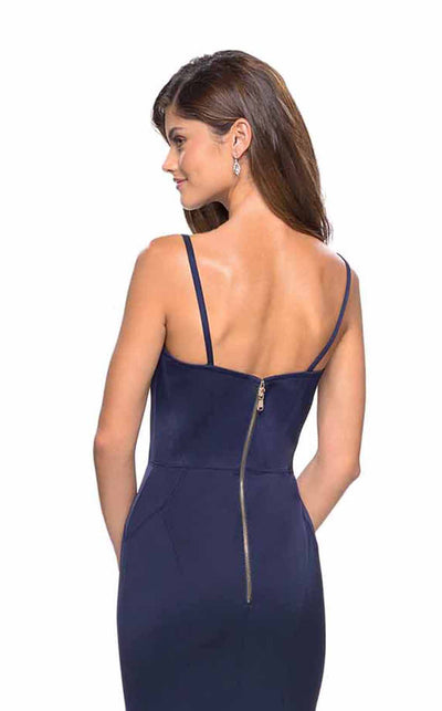 La Femme 27524 Long Mermaid Jersey Scoop Neck Formal Prom Dress