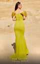 Fouad Sarkis 2774 Off-Shoulder Ruched Mermaid Gown