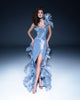 Fouad Sarkis 2788 Asymmetric Ruffled Gown