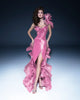 Fouad Sarkis 2788 Asymmetric Ruffled Gown