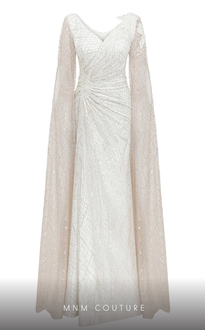 Fouad Sarkis 2795 Burgundy Evening Dress