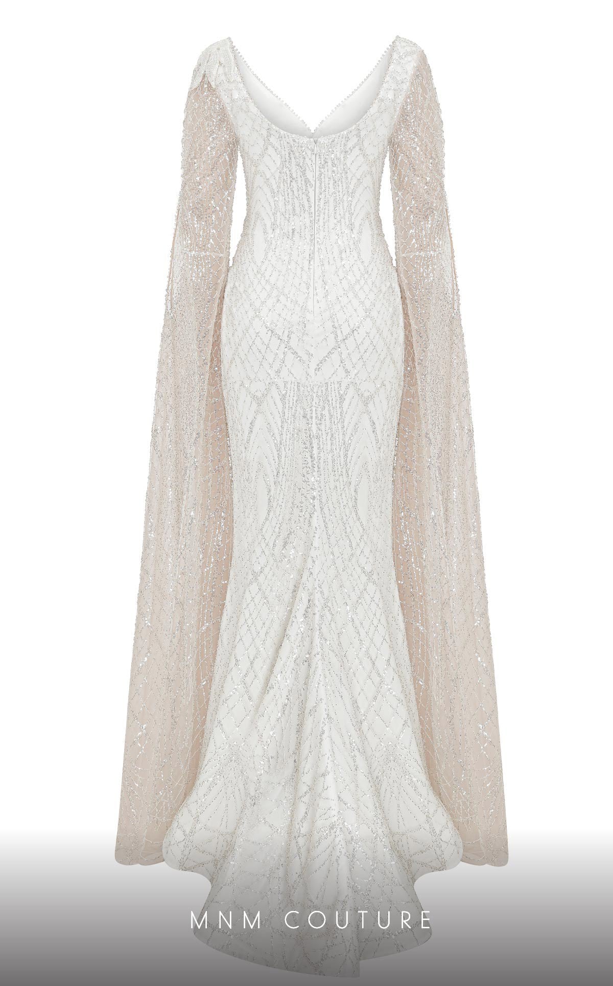 Fouad Sarkis 2795 Burgundy Evening Dress