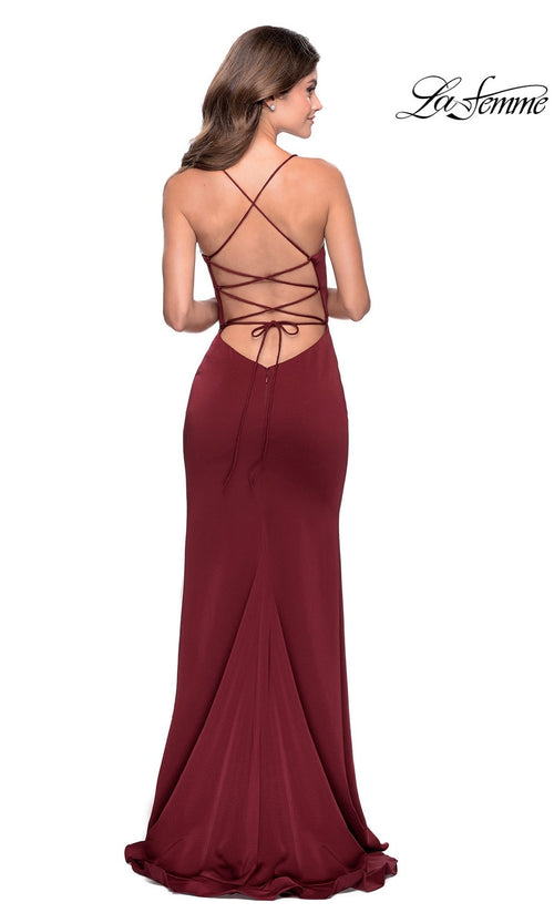 La Femme Wine Dresses