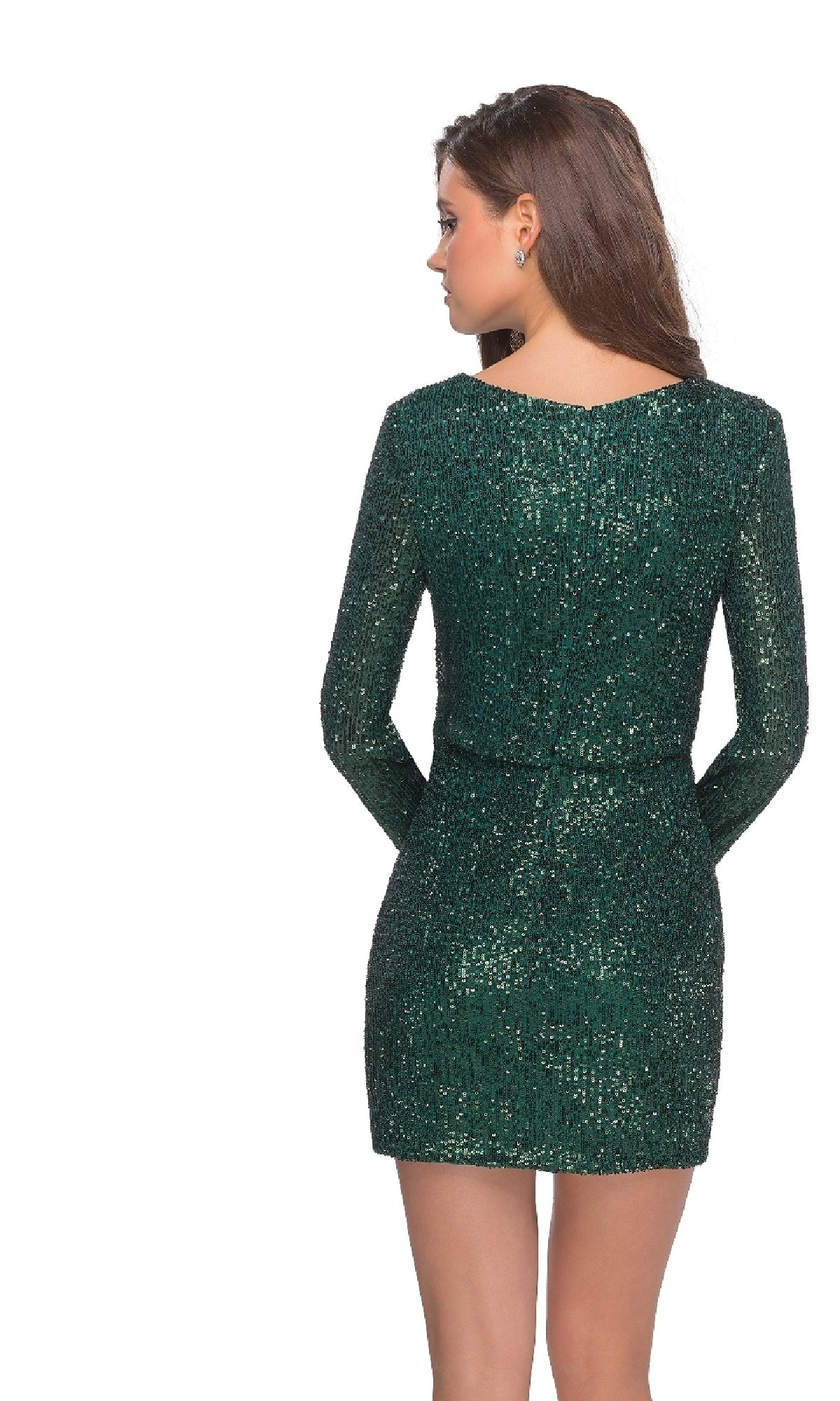 La Femme Red Homecoming Dress