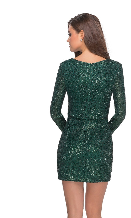 La Femme Red Homecoming Dress