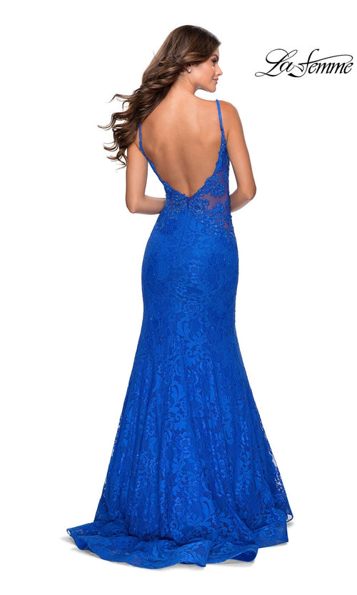 La Femme Cloud Blue Dresses