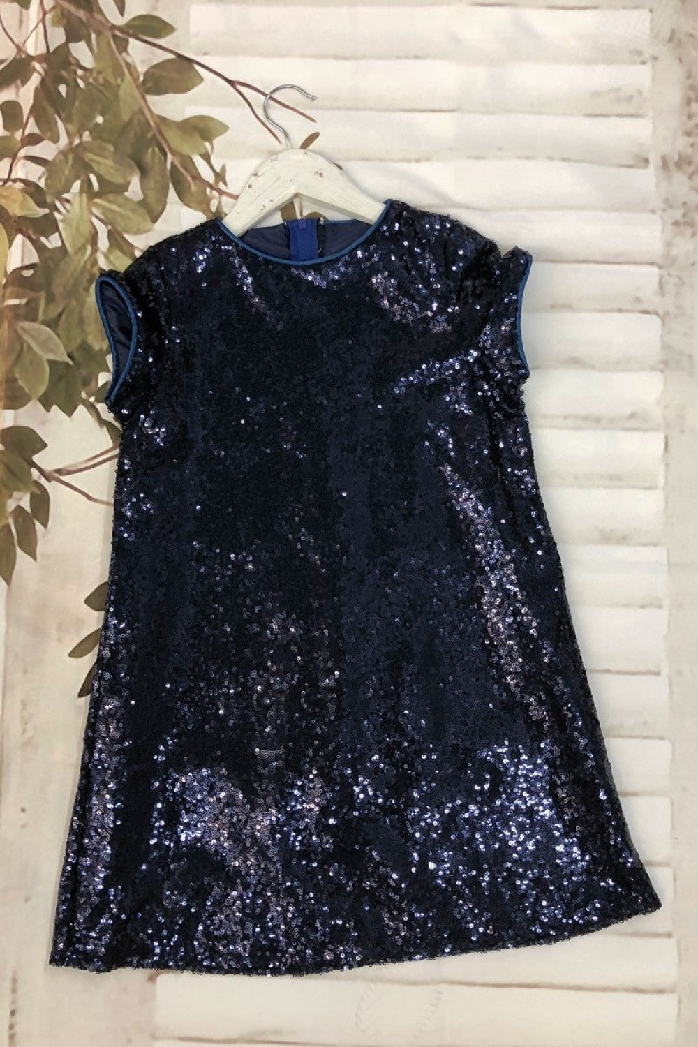 Short Sleeve Sparkle A-Line Dress for Holidays & birthday party by Bella Princess 288
