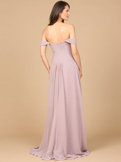 Off Shoulder Chiffon Dress