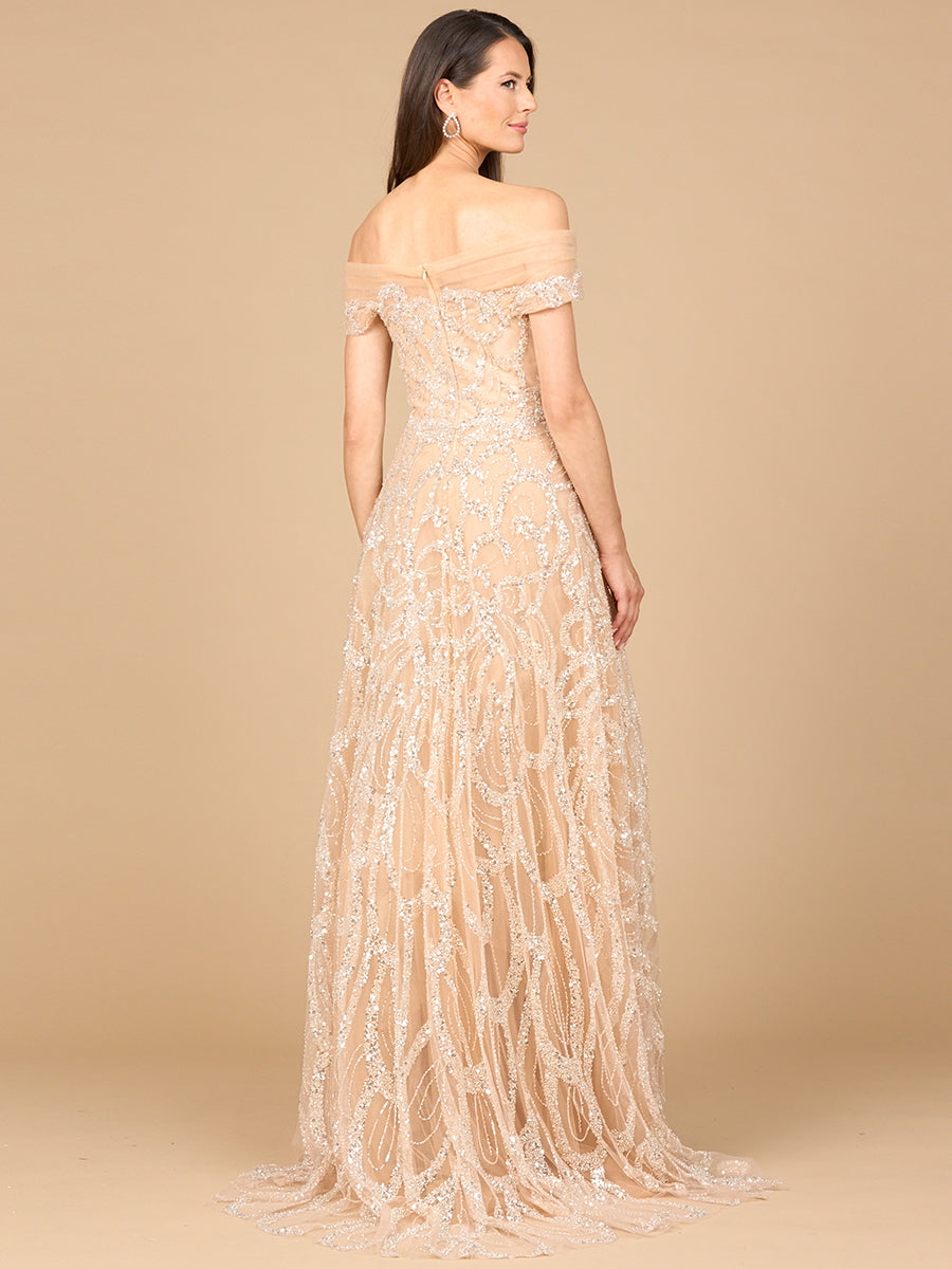 Lara New York Champagne Dress