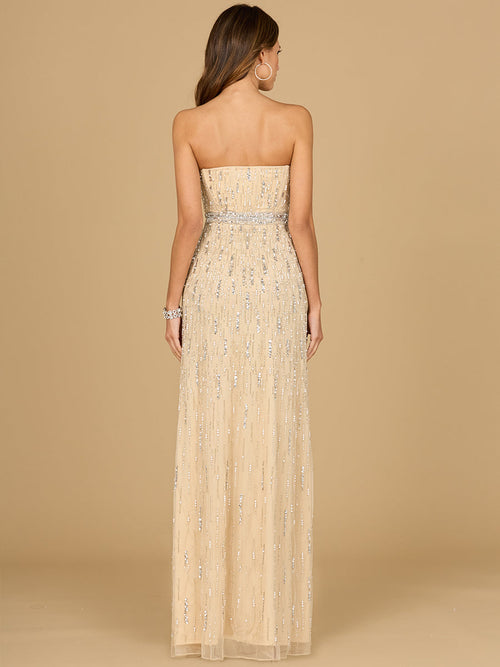 Lara New York Champagne Pearl Dresses