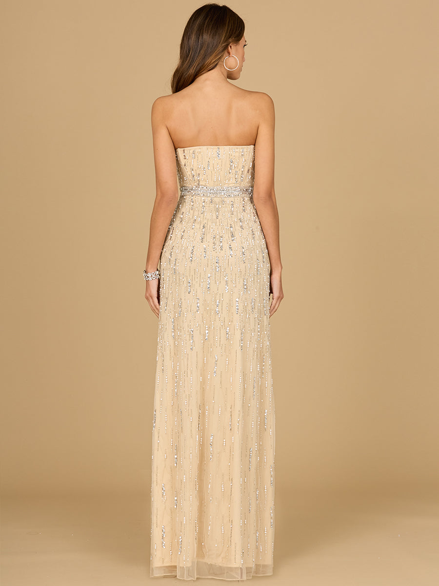 Lara New York Champagne Pearl Dresses