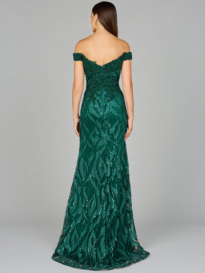 Off Shoulder, Mermaid Lace Gown