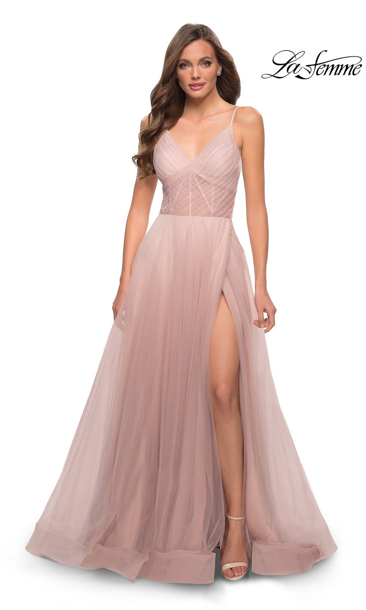 La Femme Dark Berry Dresses