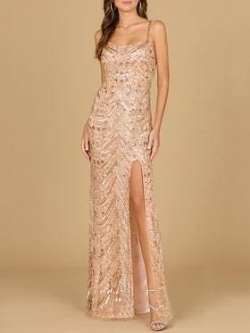 Scoop Neck Beaded Dress