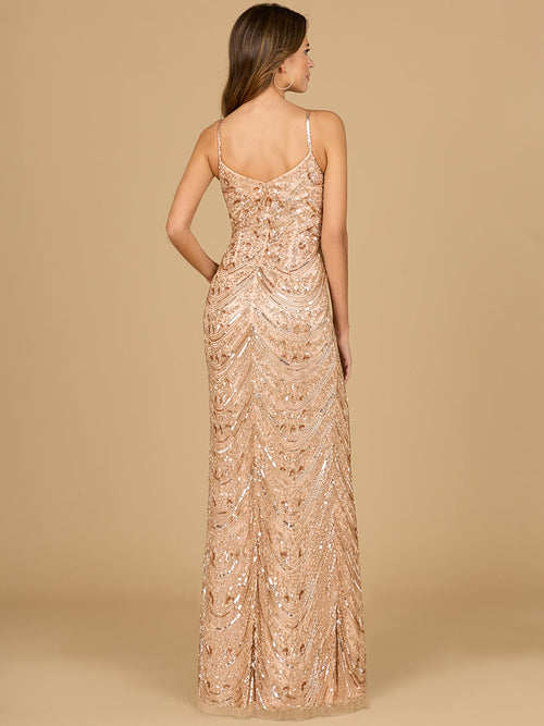 Scoop Neck Beaded Dress