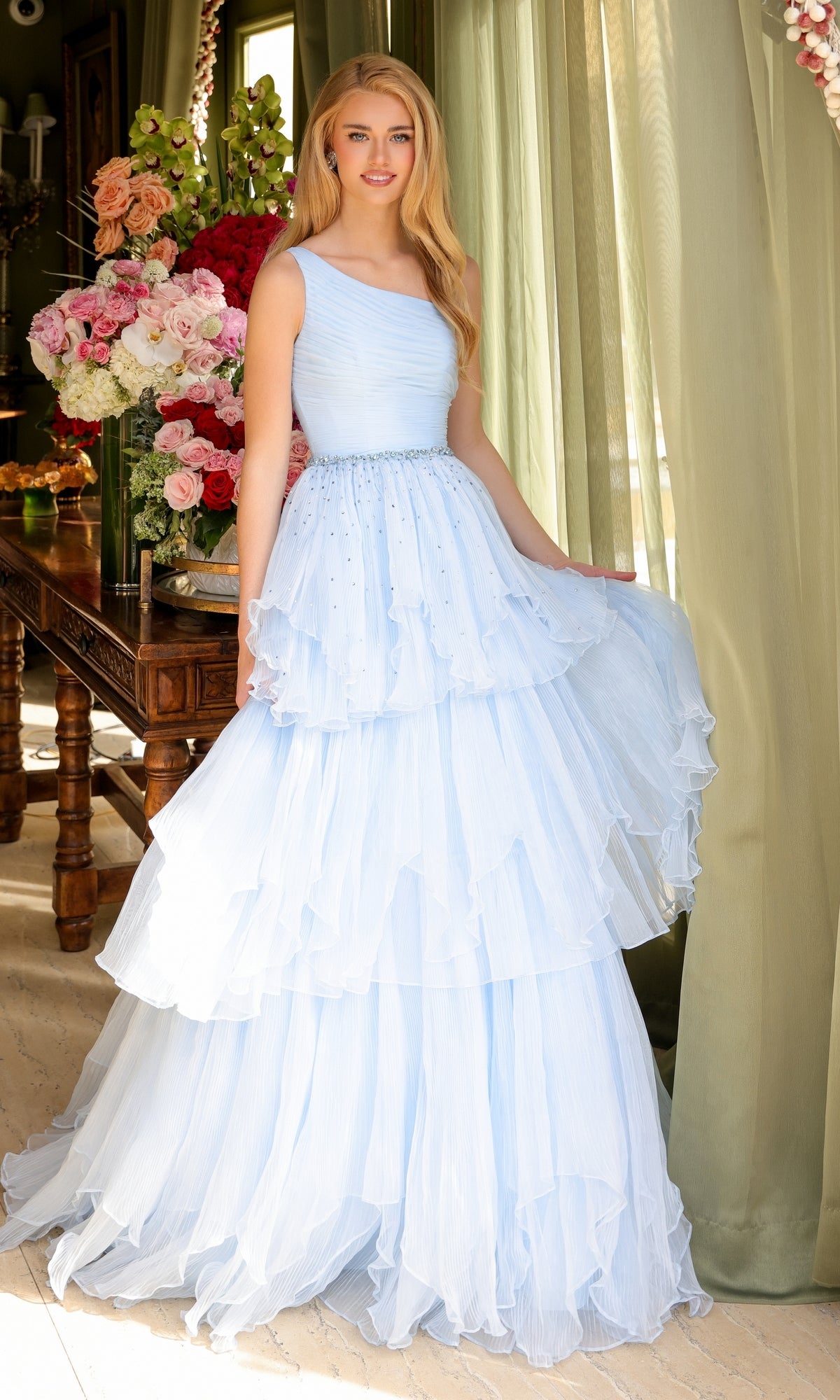 Ava Presley Light Blue Dresses