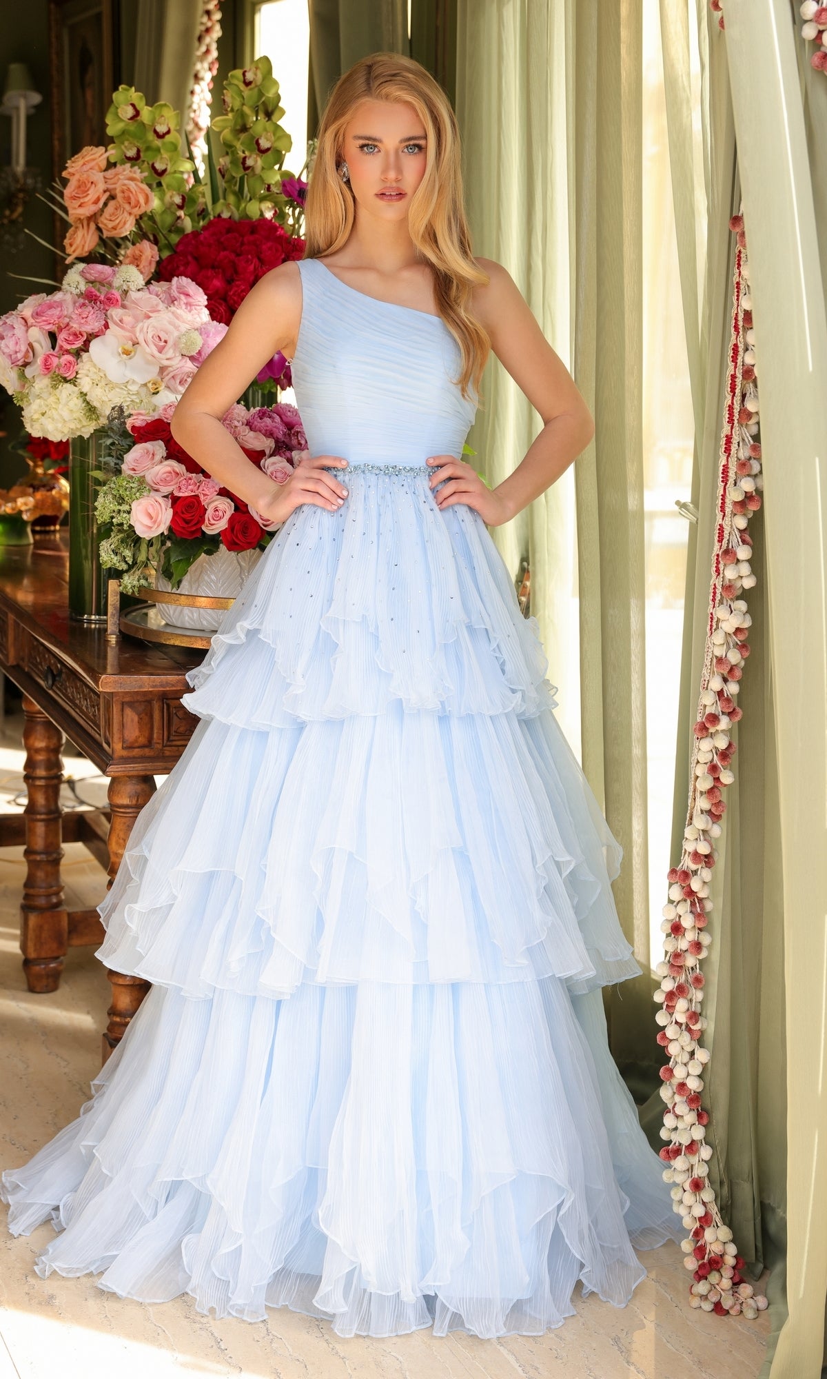 Ava Presley Light Blue Dresses