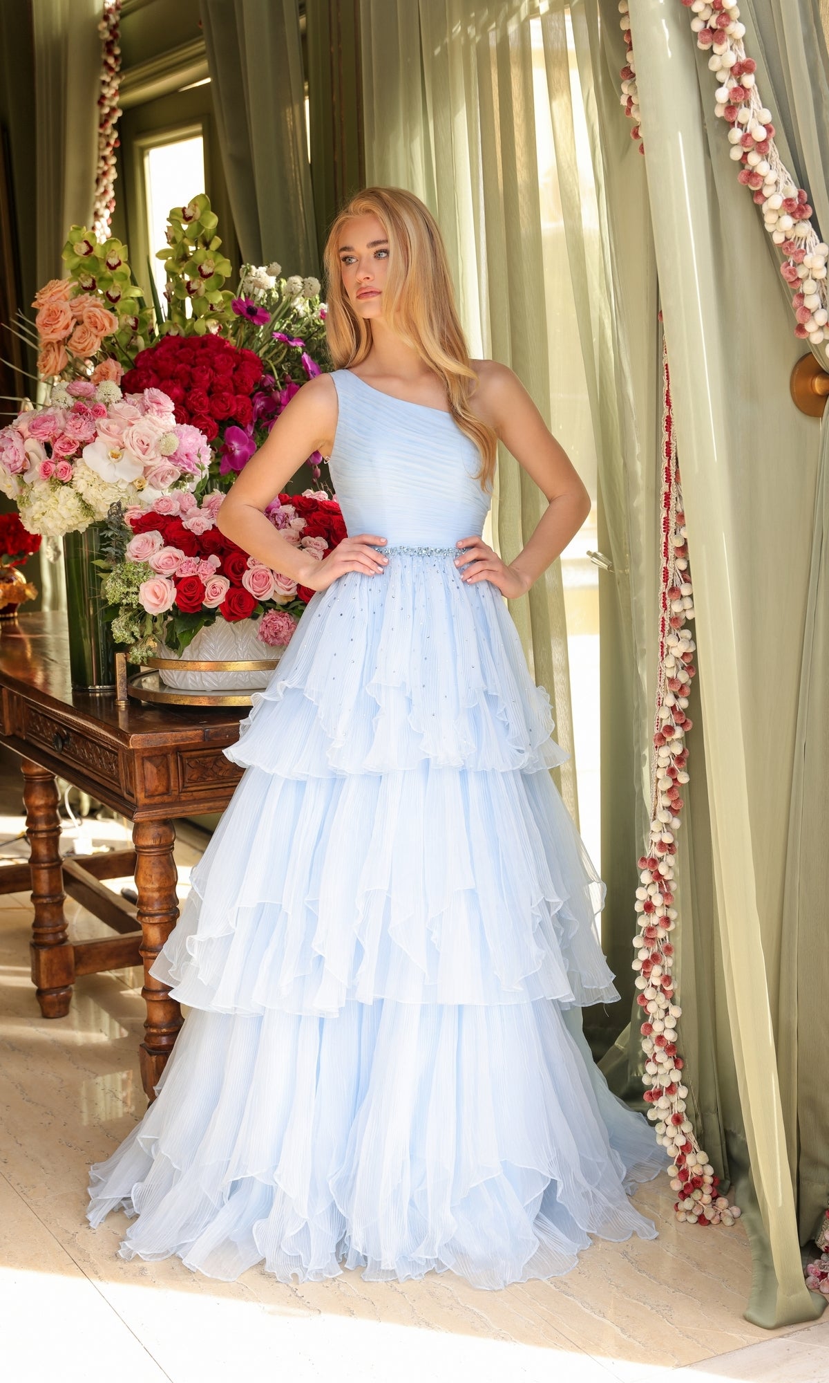 Ava Presley Light Blue Dresses
