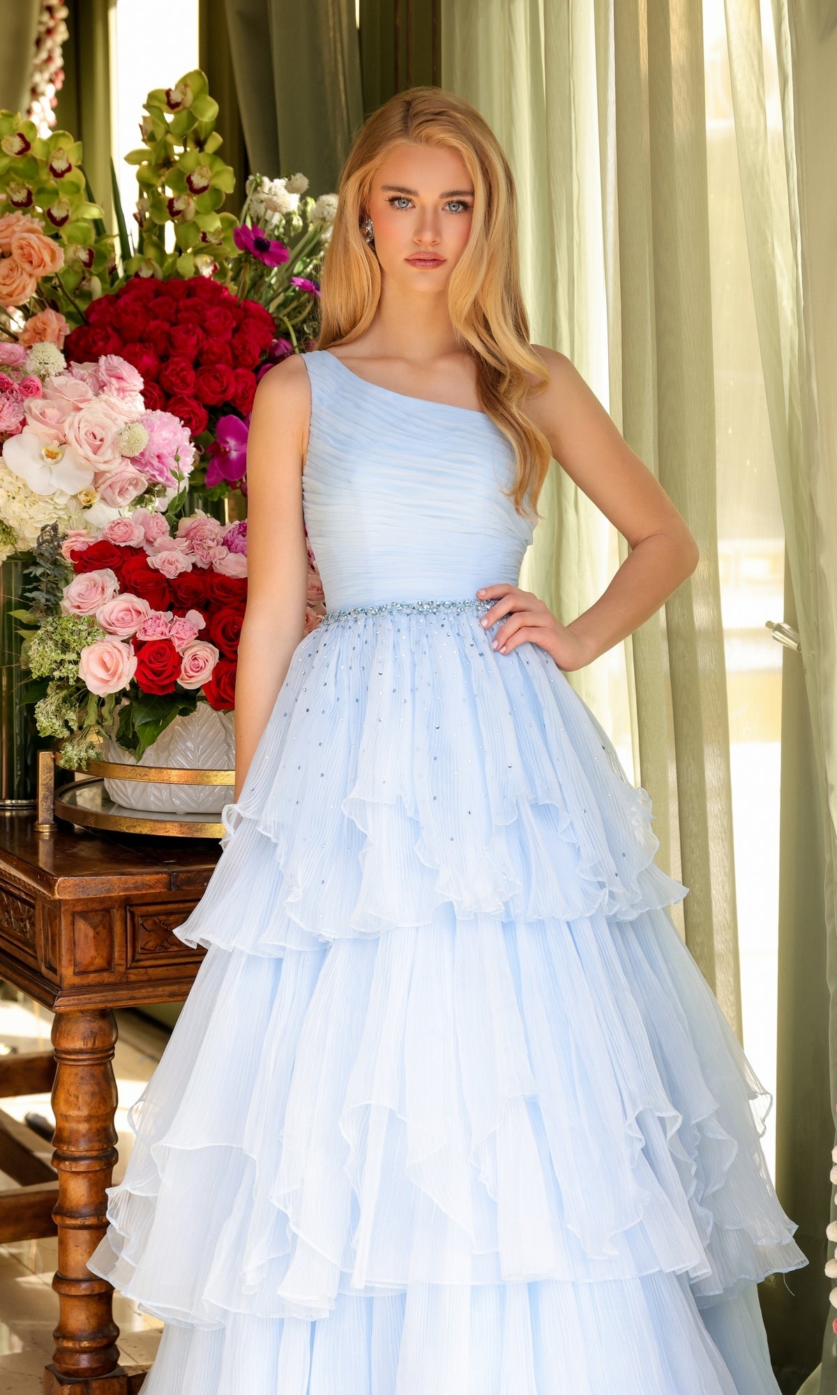 Ava Presley Light Blue Dresses