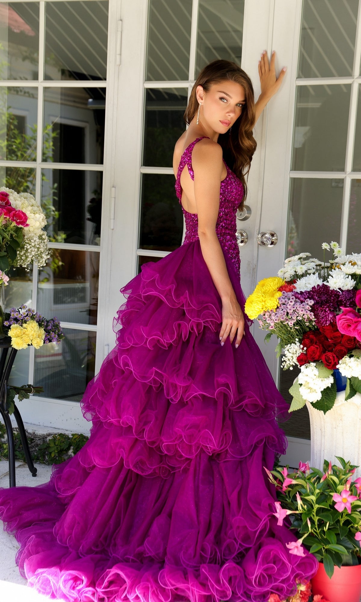 Ava Presley Magenta Apparel & Accessories > Clothing > Dresses