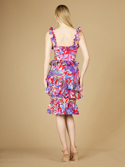 Lara New York Multi Print Dresses