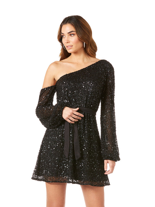 One Shoulder Cocktail Dress OUTLET