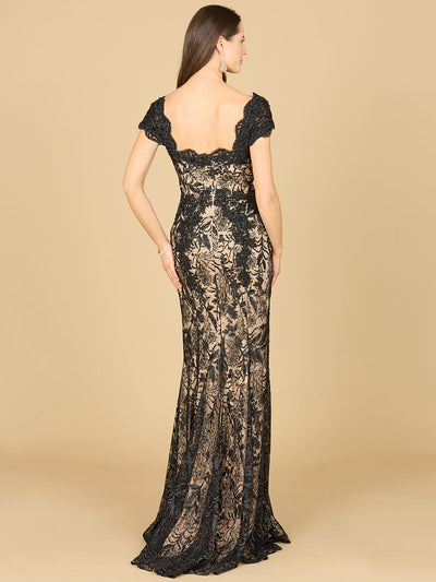 Fitted Lace Mermaid Gown