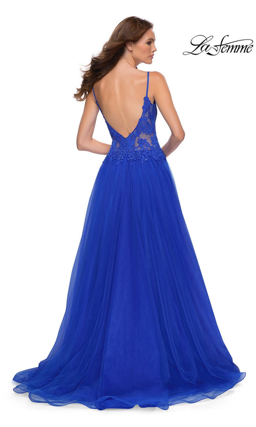 La Femme Royal Blue Dresses