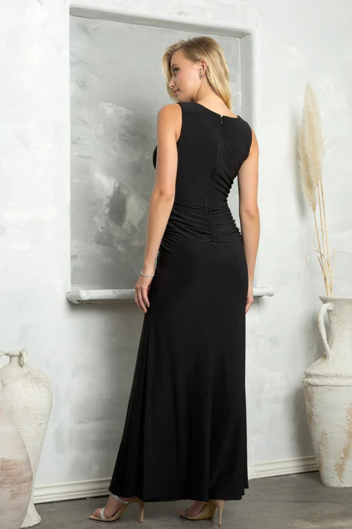 Funeral Dress in Black for Women – Plus Size by Eva USA 3459