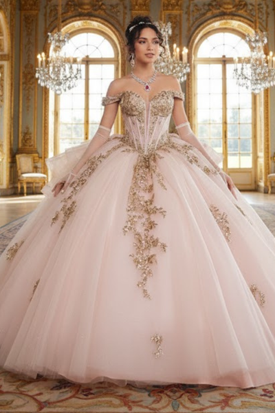 Quinceanera Dress Sweetheart Ruffles Sequin Prom Gown By Layla K LK272