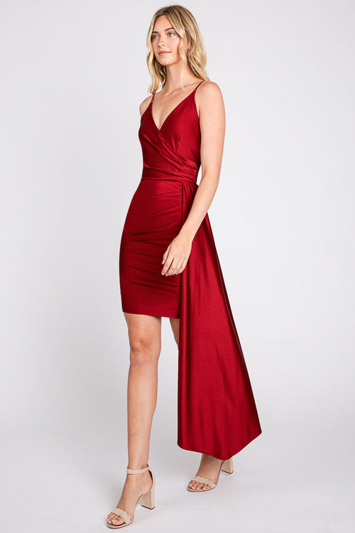 Lenovia 3057 Bodycon Spaghetti Strap Shiny Venus Dress
