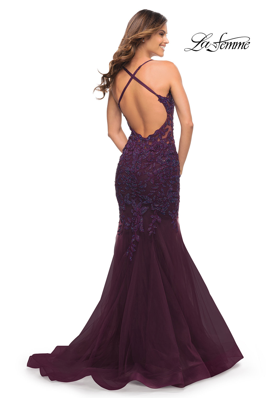 La Femme Royal Blue Dresses