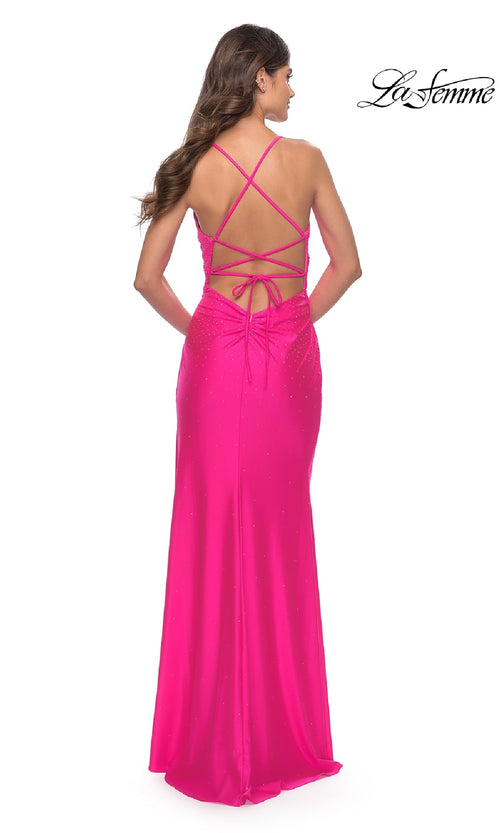 La Femme Neon Pink Dresses
