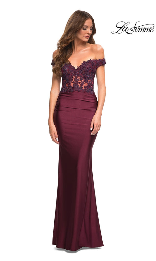 La Femme Navy Dresses