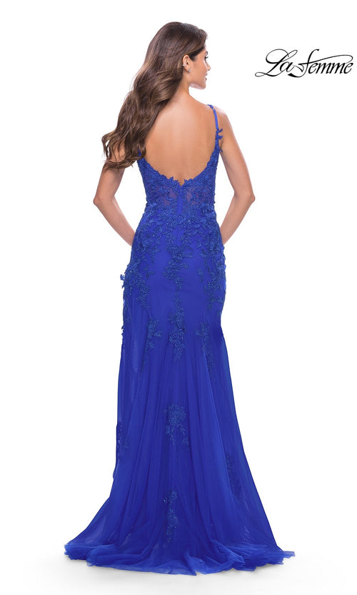 La Femme Royal Blue Dresses
