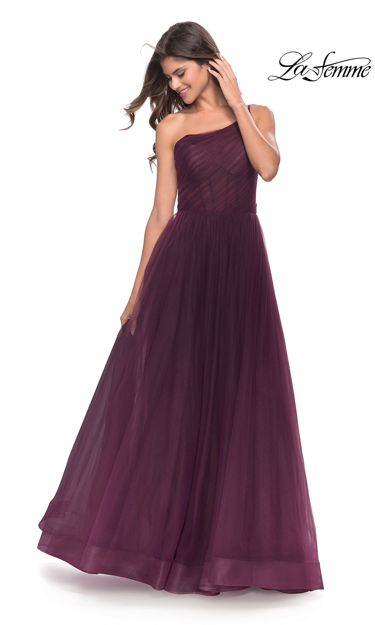 La Femme Dark Berry Dresses